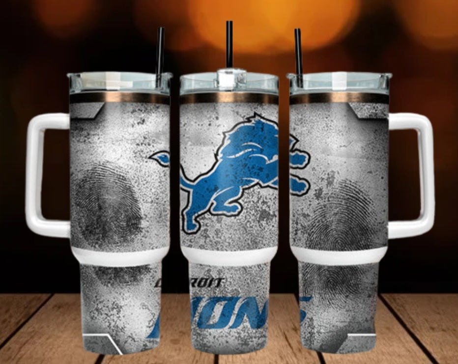 40oz  Lions inspired Tumbler