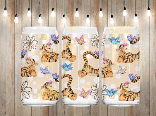 16oz  bear cartoon wrap digital download