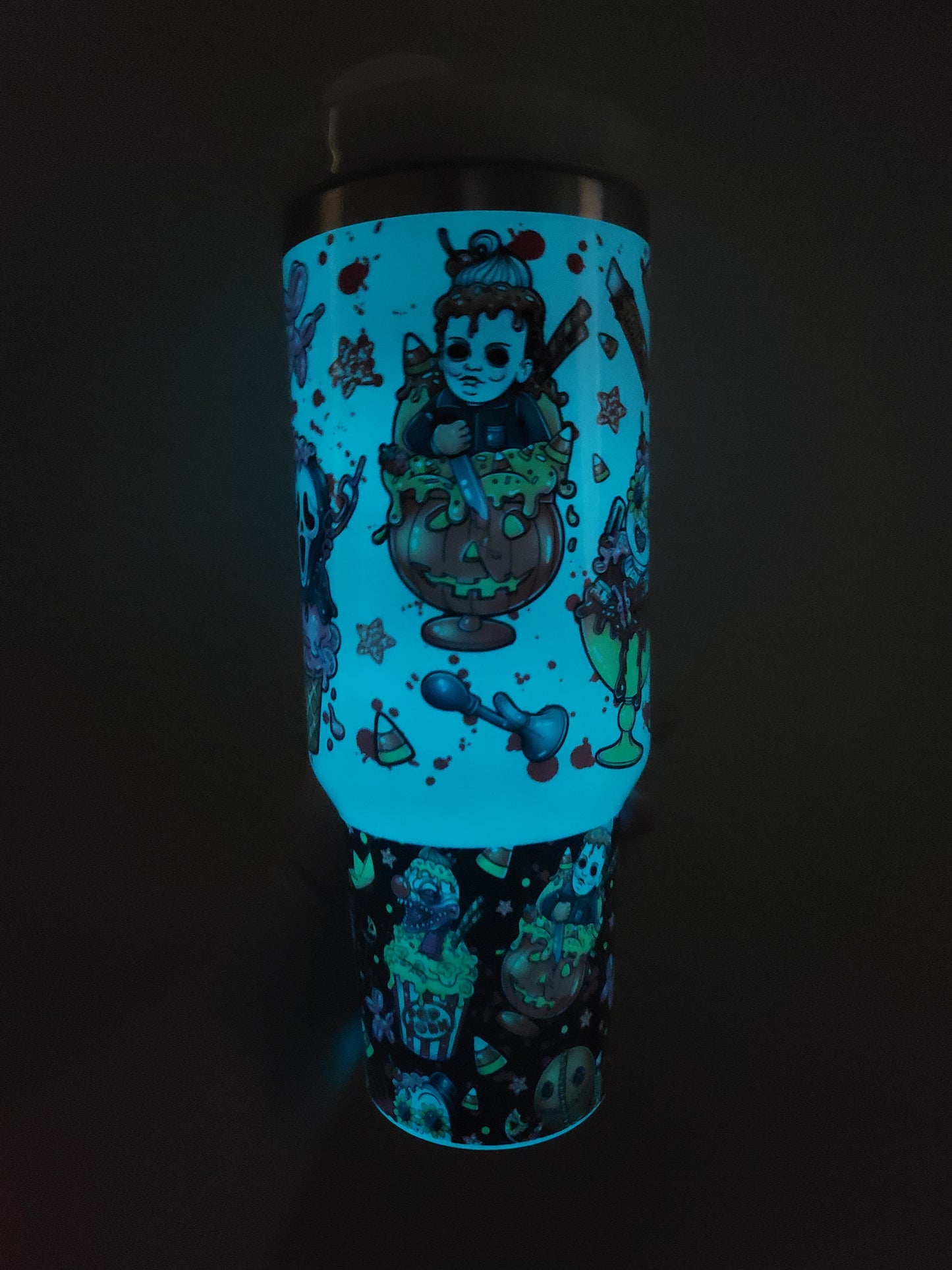 40oz Horror squad and ice cream inspired Tumbler