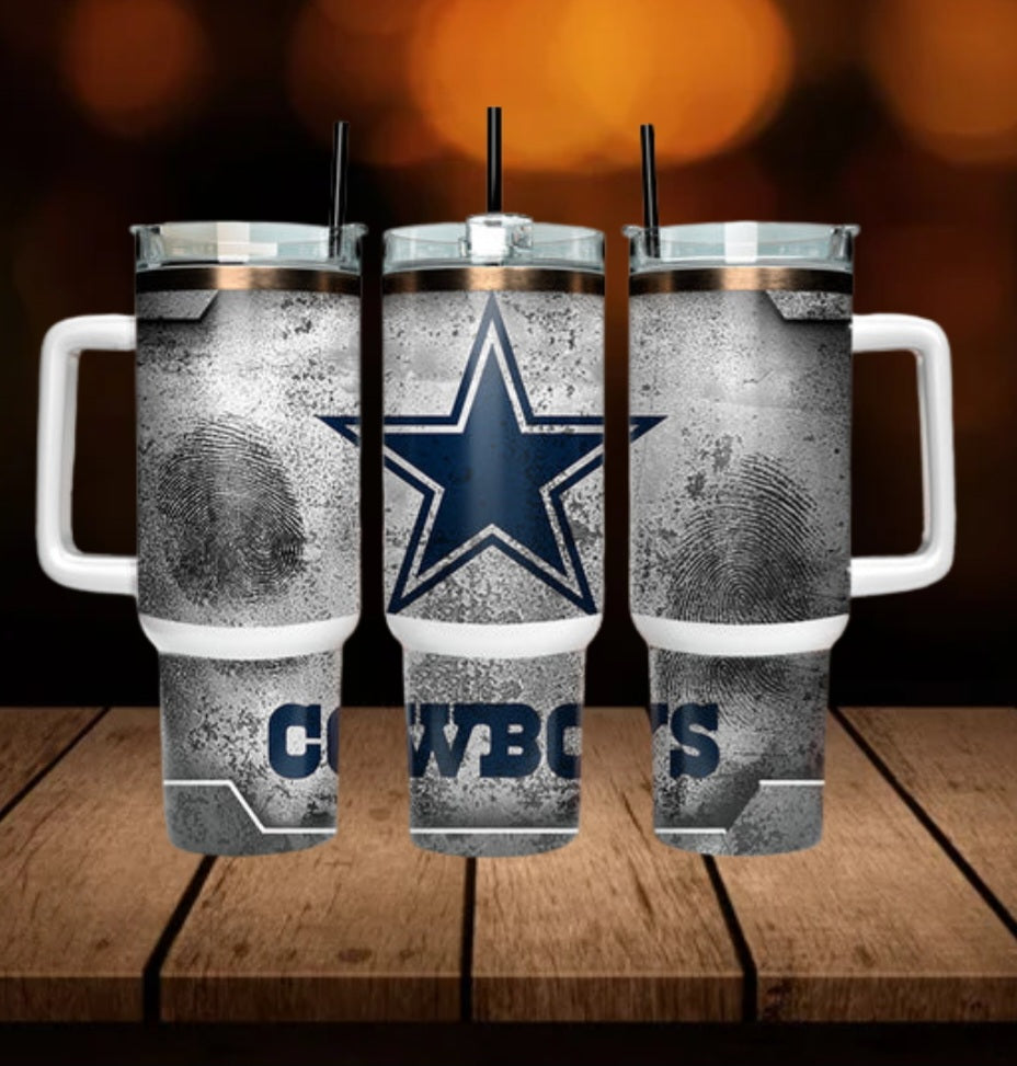 40oz Dallas Cowboy tumbler
