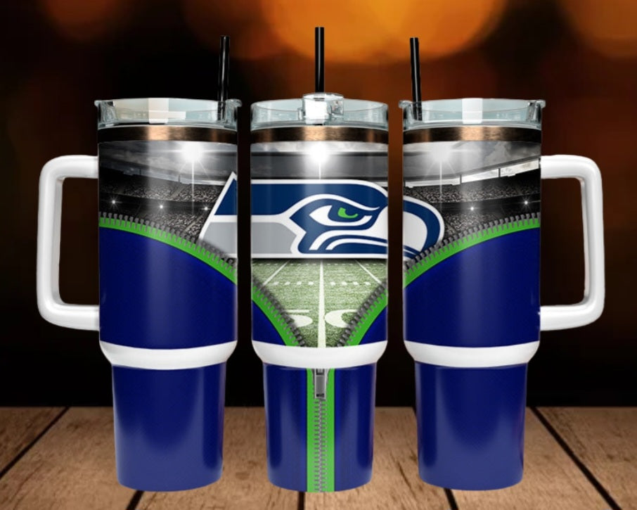 40oz  Seahawks inspired Tumbler