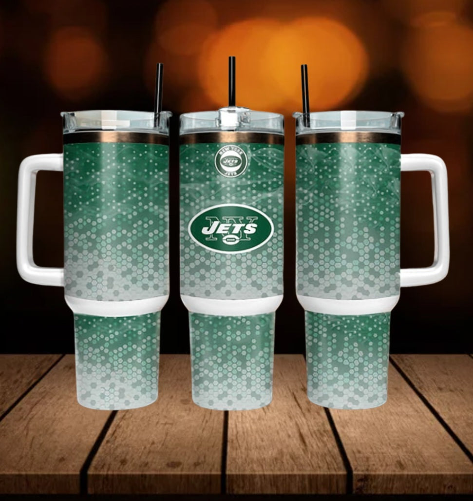 40oz  Jets inspired Tumbler