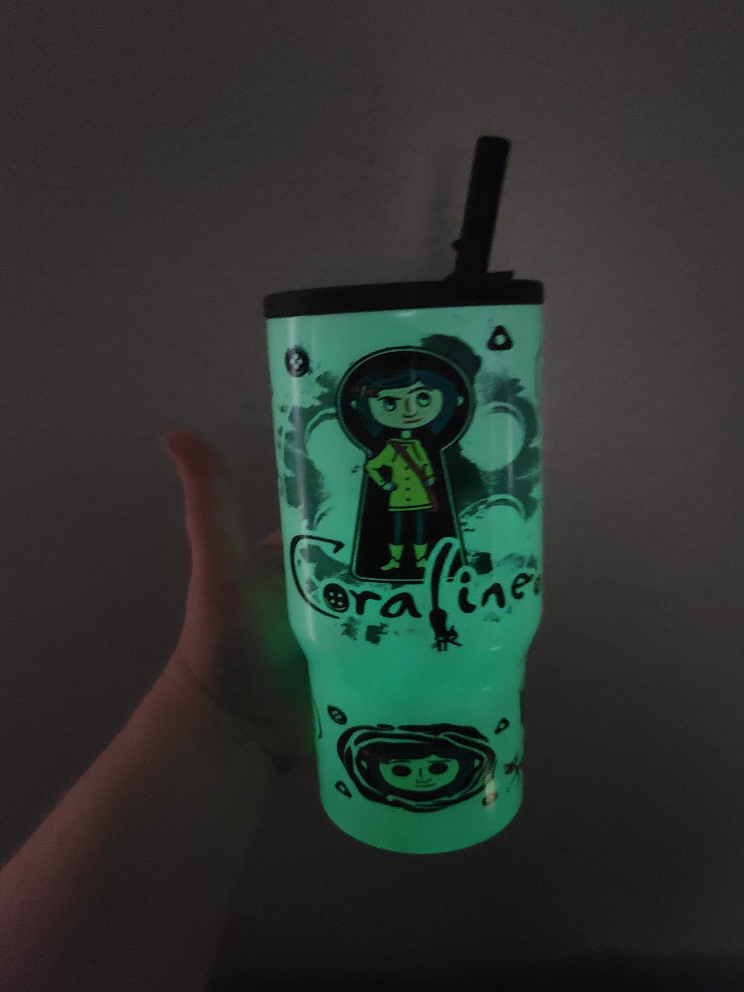 20oz coraline glow in the dark