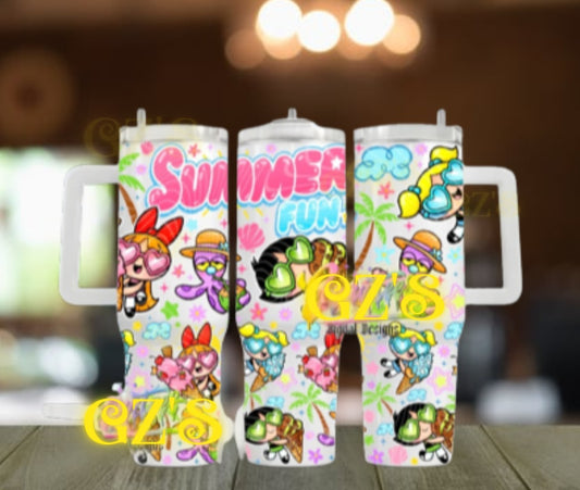 40oz vintage cartoons tumbler