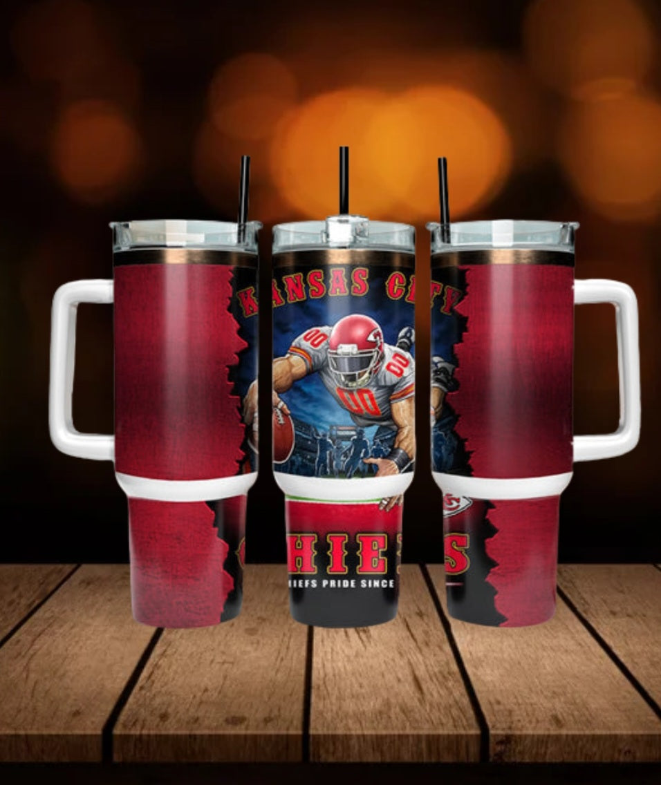 40oz  Cheifs inspired Tumbler