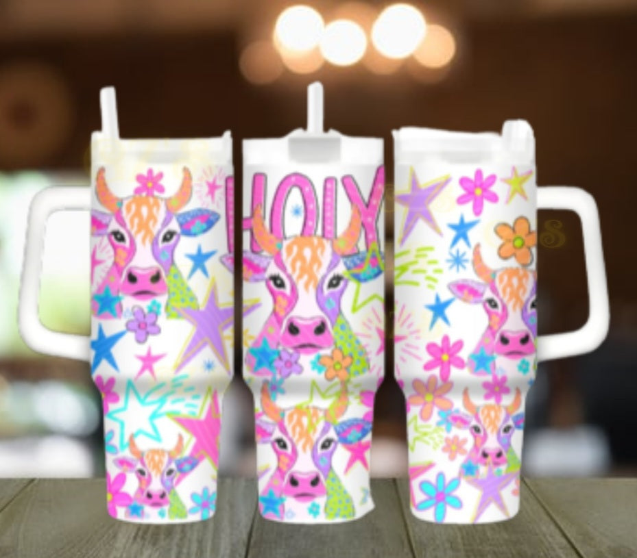 40oz Holy Cow tumbler
