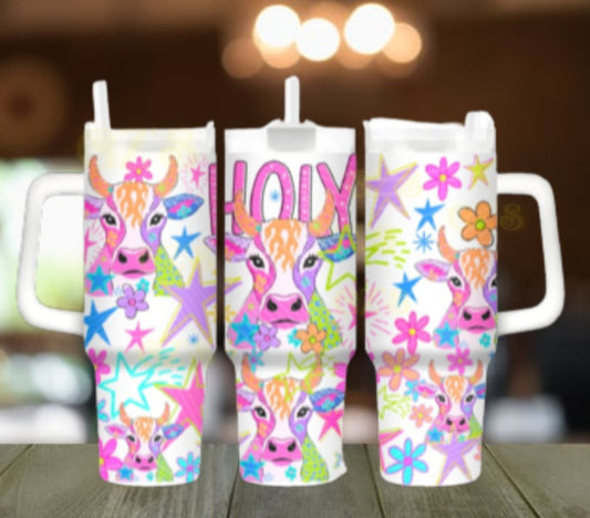 40oz Holy Cow tumbler