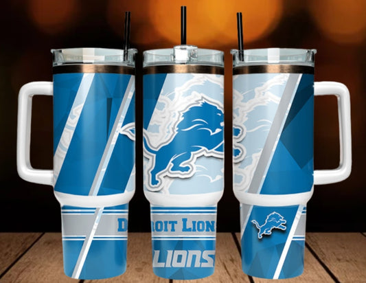 40oz  Lions inspired Tumbler