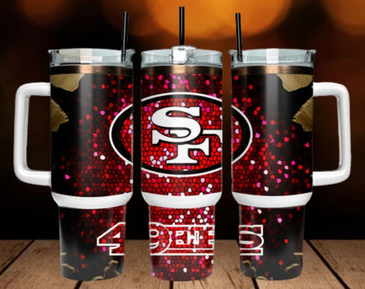 40oz  49ners inspired Tumbler