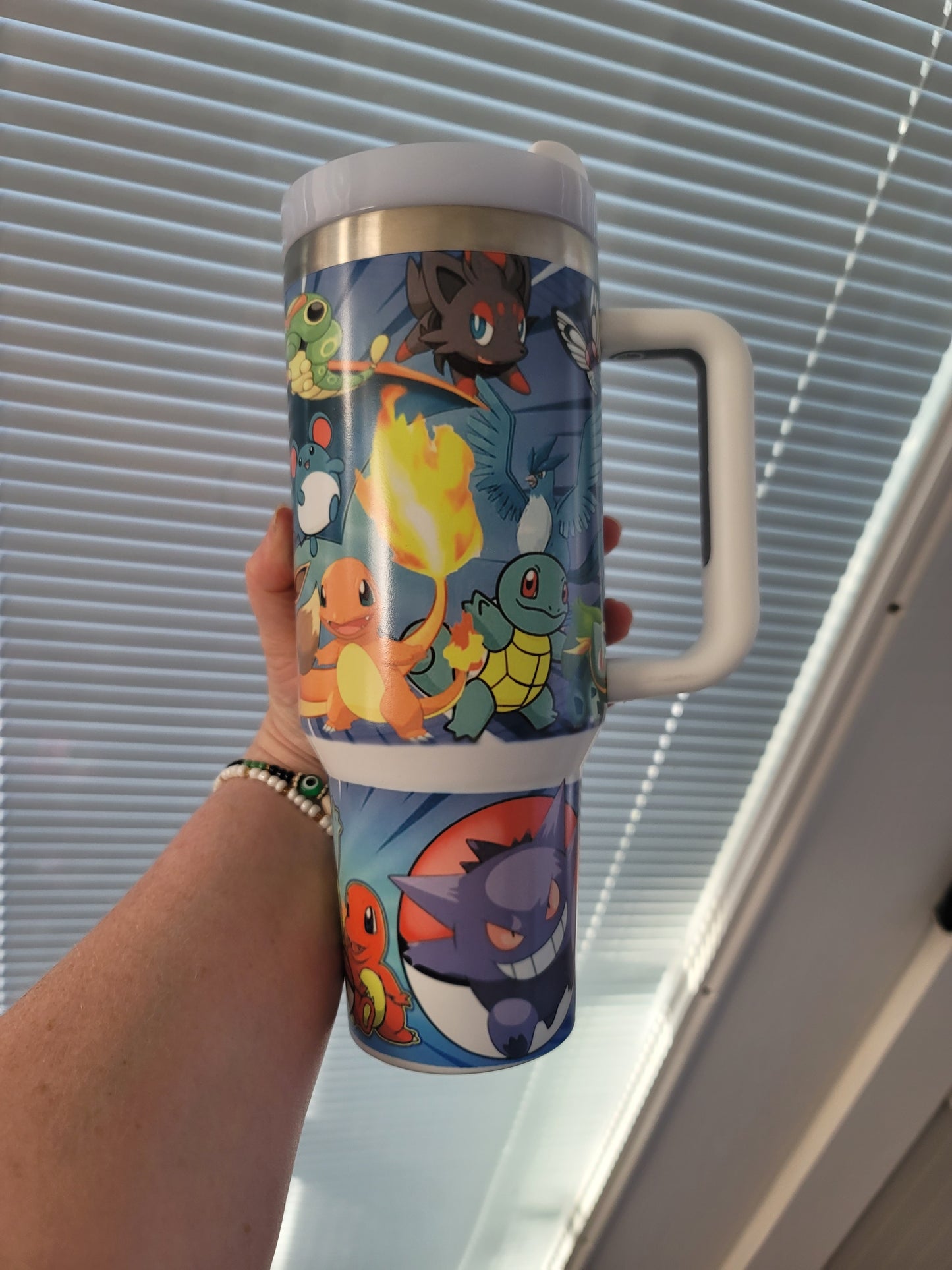 40oz Pokémon glow in the dark tumbler dupe