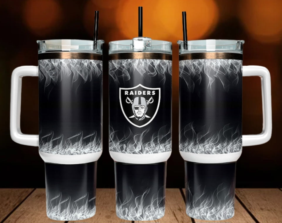 40oz  Raiders inspired Tumbler