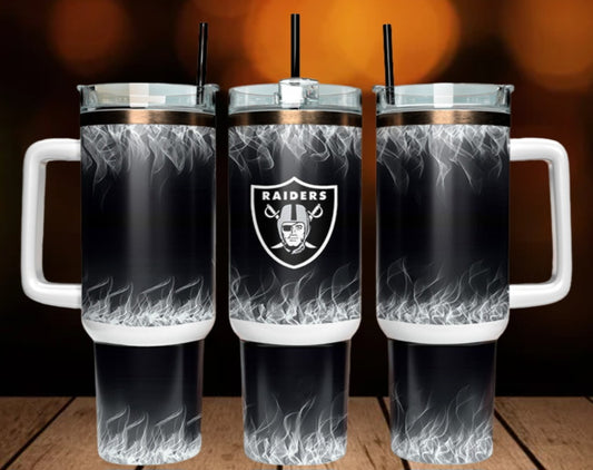 40oz  Raiders inspired Tumbler