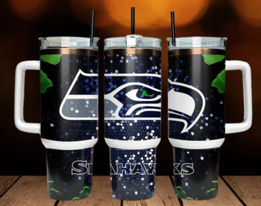 40oz  Seahawks inspired Tumbler