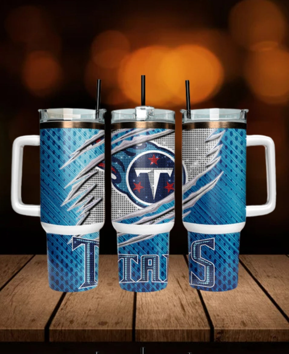 40oz  Titans inspired Tumbler
