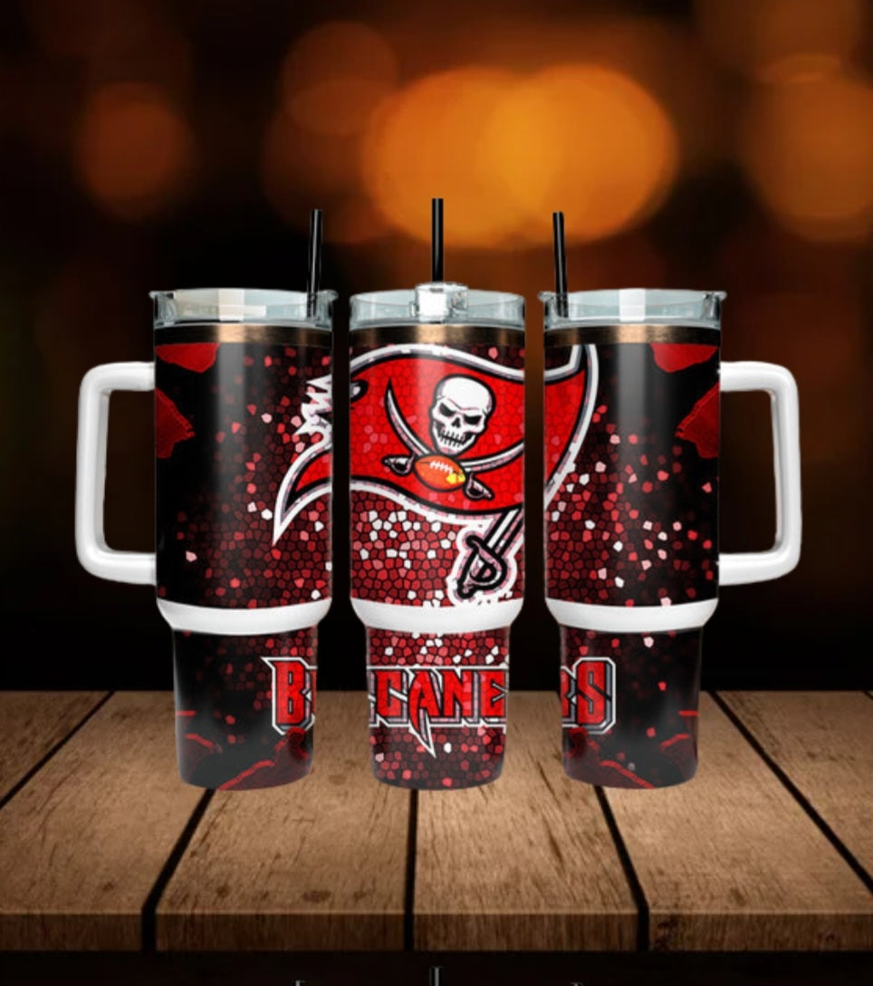 40oz  Buccaneers inspired Tumbler