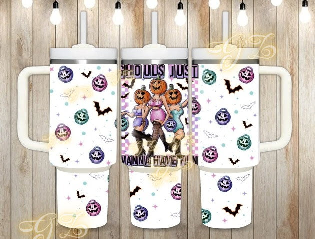 40oz spooky ghouls