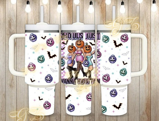 40oz spooky ghouls