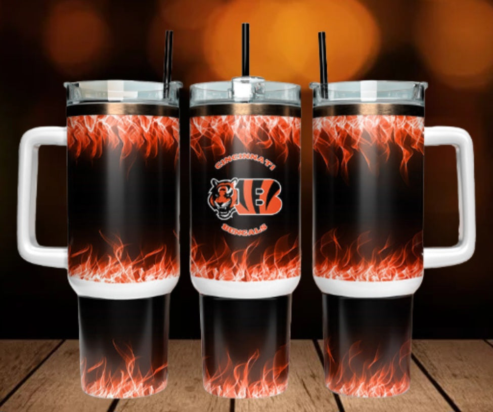 40oz  Bengals inspired Tumbler