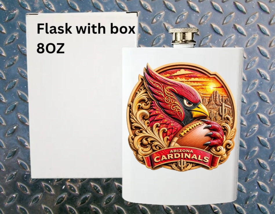 8oz Pro football flask