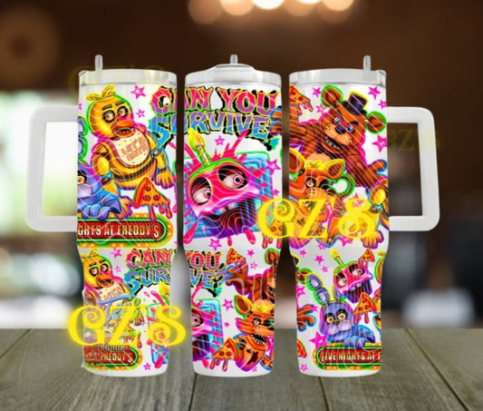 40oz  video game  tumbler