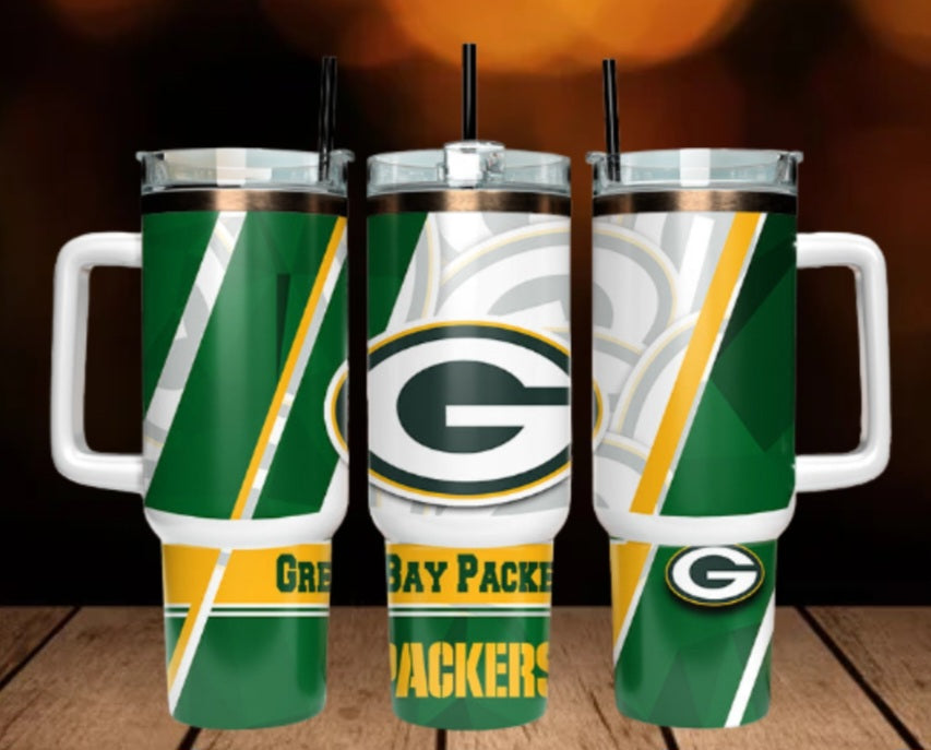 40oz  Packers inspired Tumbler
