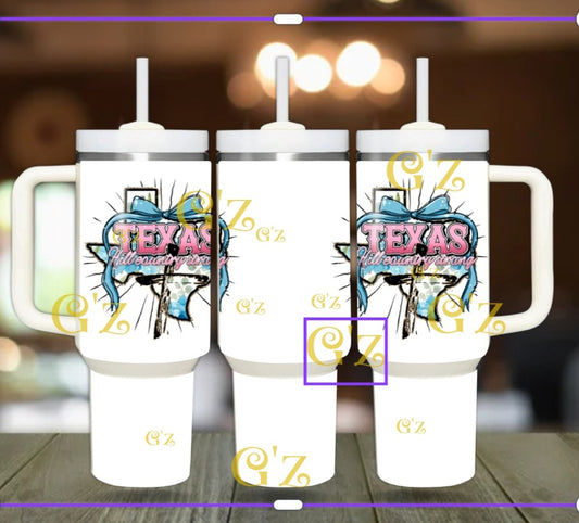 40oz Texas Strong inspired Tumbler