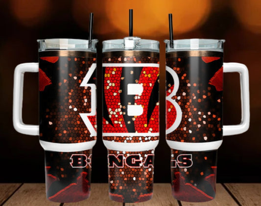 40oz  Bengals inspired Tumbler