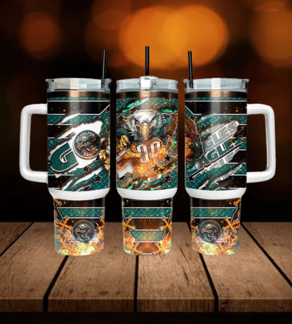 40oz Eagles tumbler