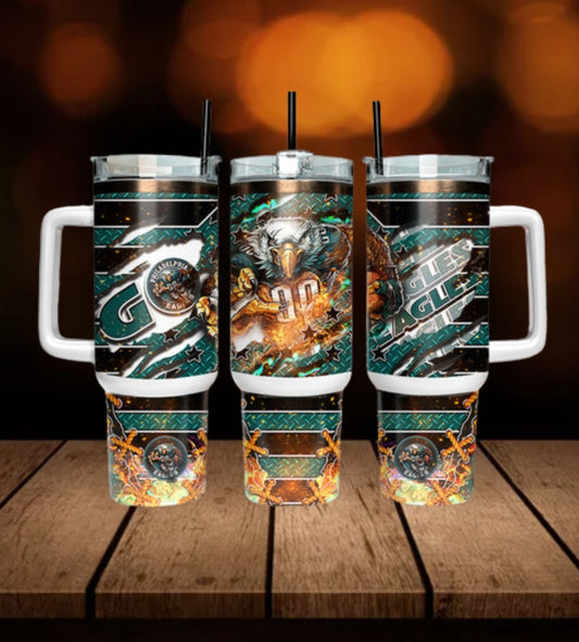 40oz Eagles tumbler