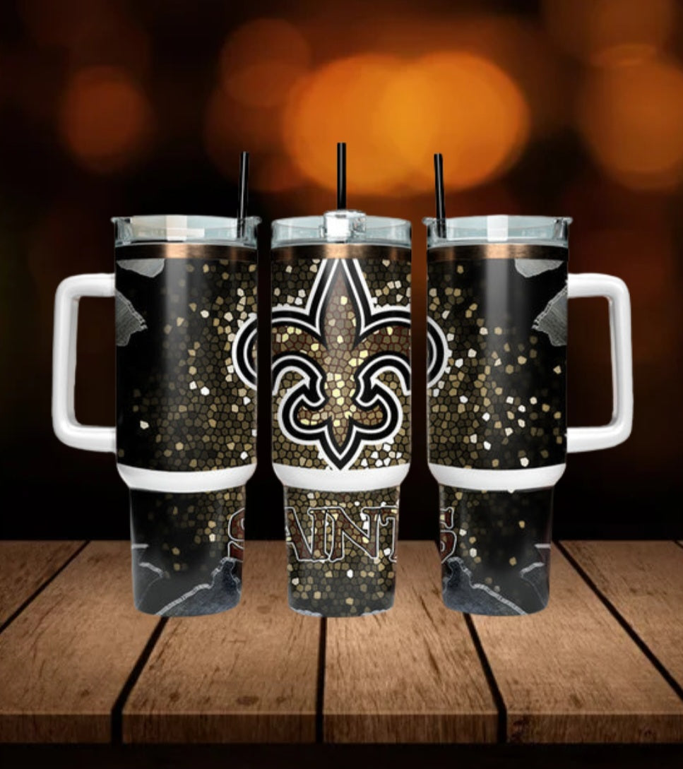 40oz  Saints inspired Tumbler
