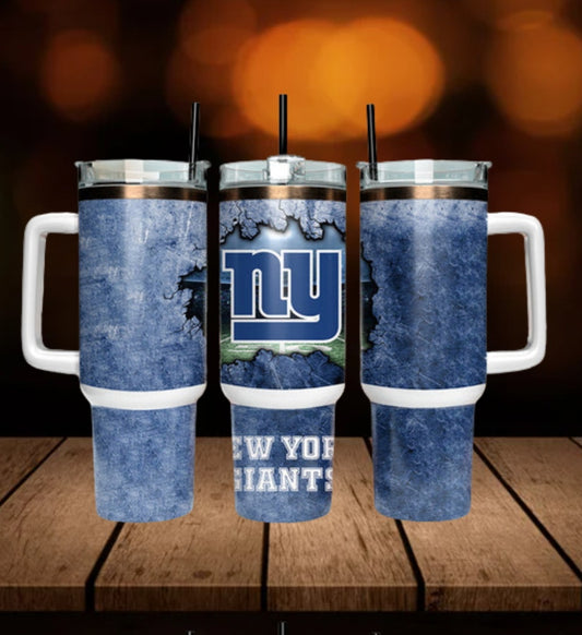 40oz  NY Giants inspired Tumbler