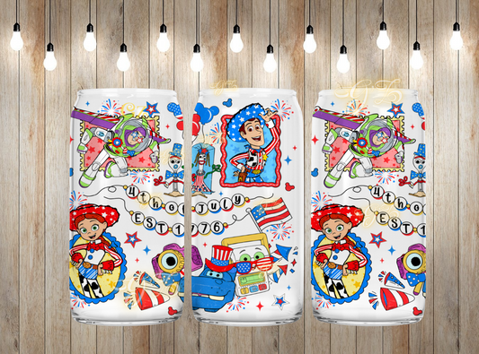 16oz  American toy wrap digital download