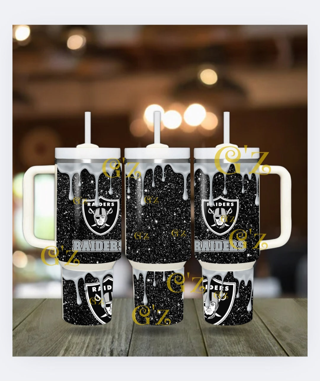 40oz  Raiders inspired Tumbler