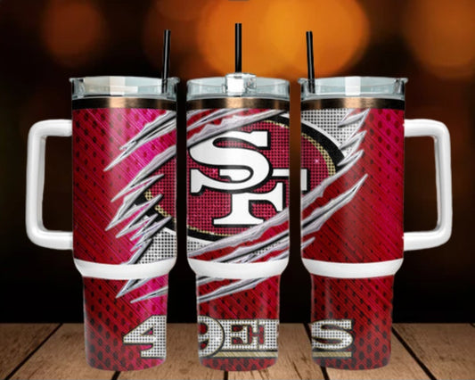 40oz  49ners inspired Tumbler