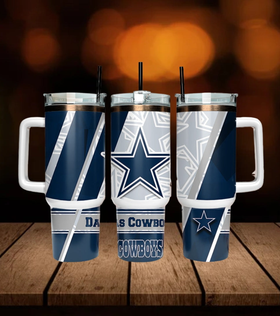 40oz Dallas Cowboy tumbler