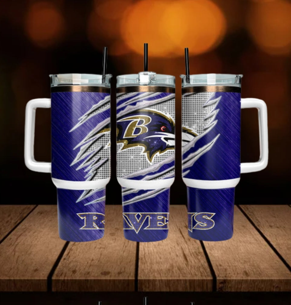 40oz  Ravens inspired Tumbler