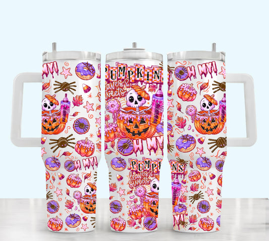40oz pumpkin donuts inspired Tumbler