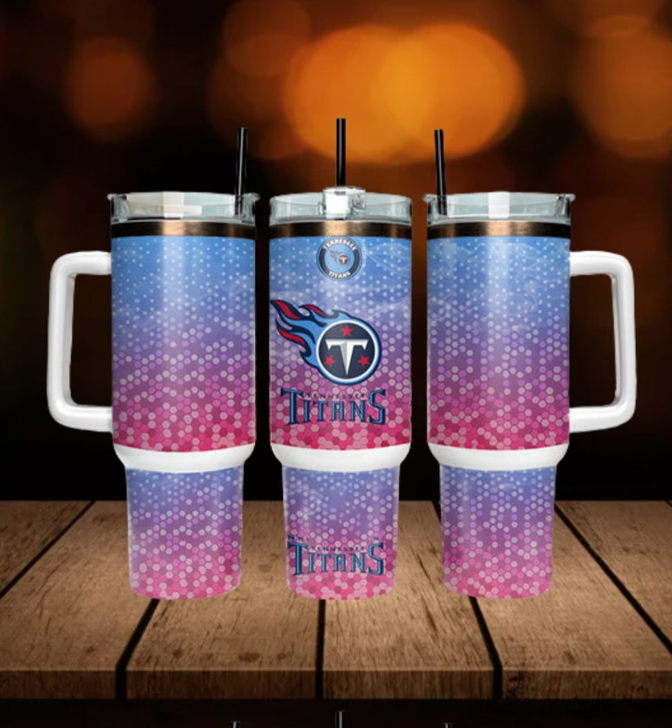 40oz  Titans inspired Tumbler