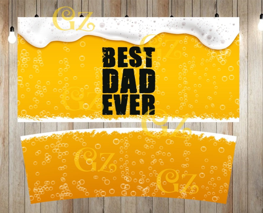 40oz Dad beer wrap digital download