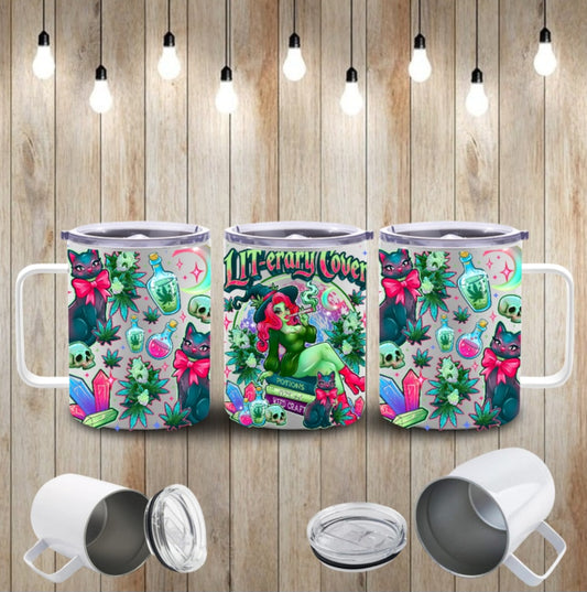 15oz 420 Literary Coven coffee mug