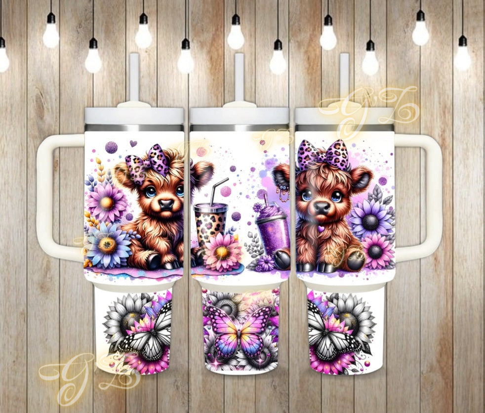 40oz Heifers and Butterflies digital download