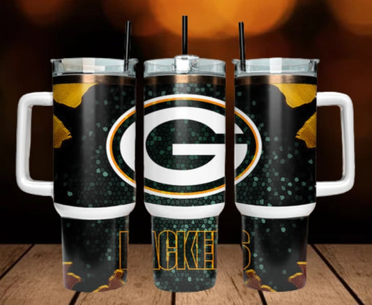 40oz  Packers inspired Tumbler