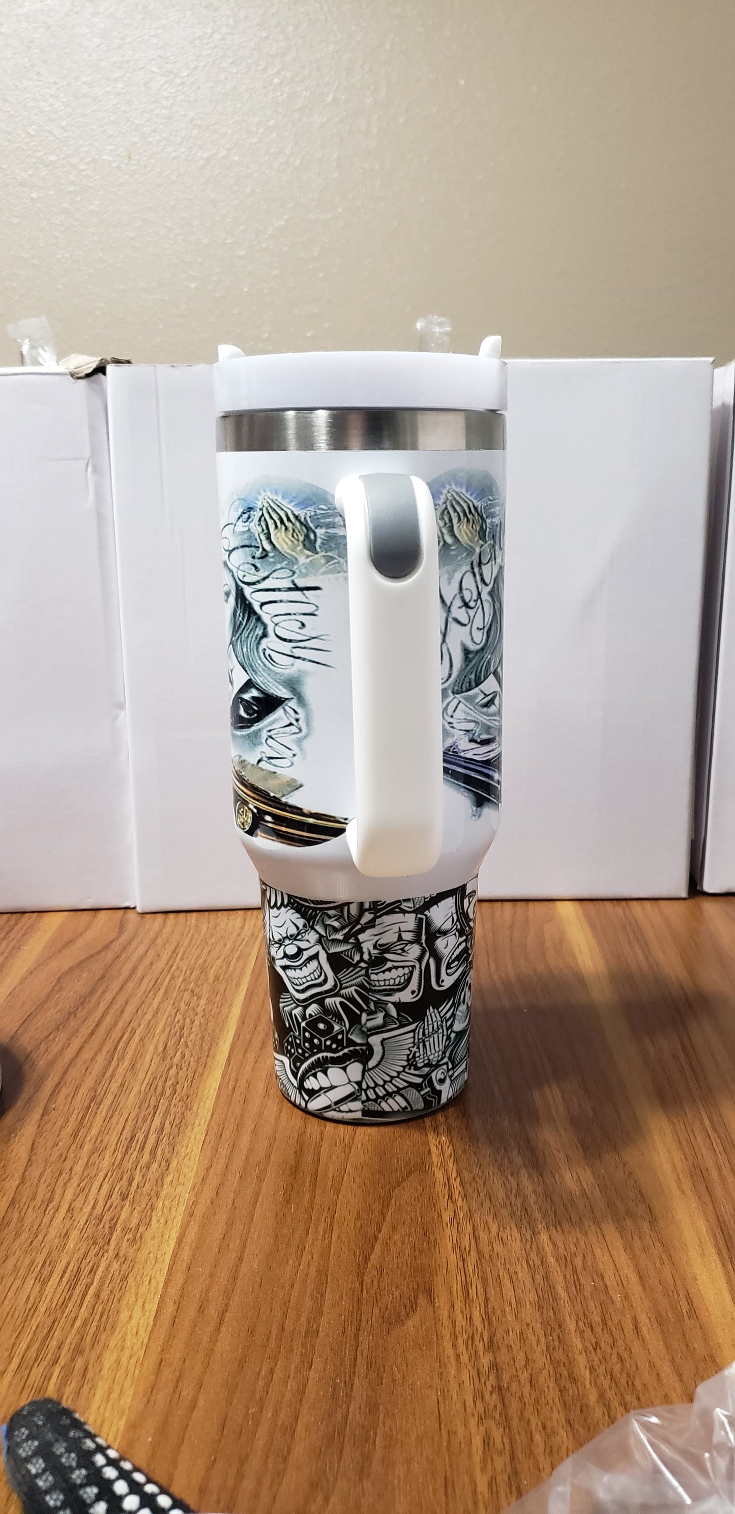 40oz Lowrider tumbler