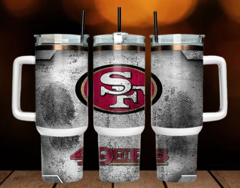 40oz  49ners inspired Tumbler