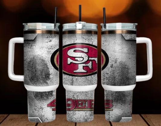 40oz  49ners inspired Tumbler