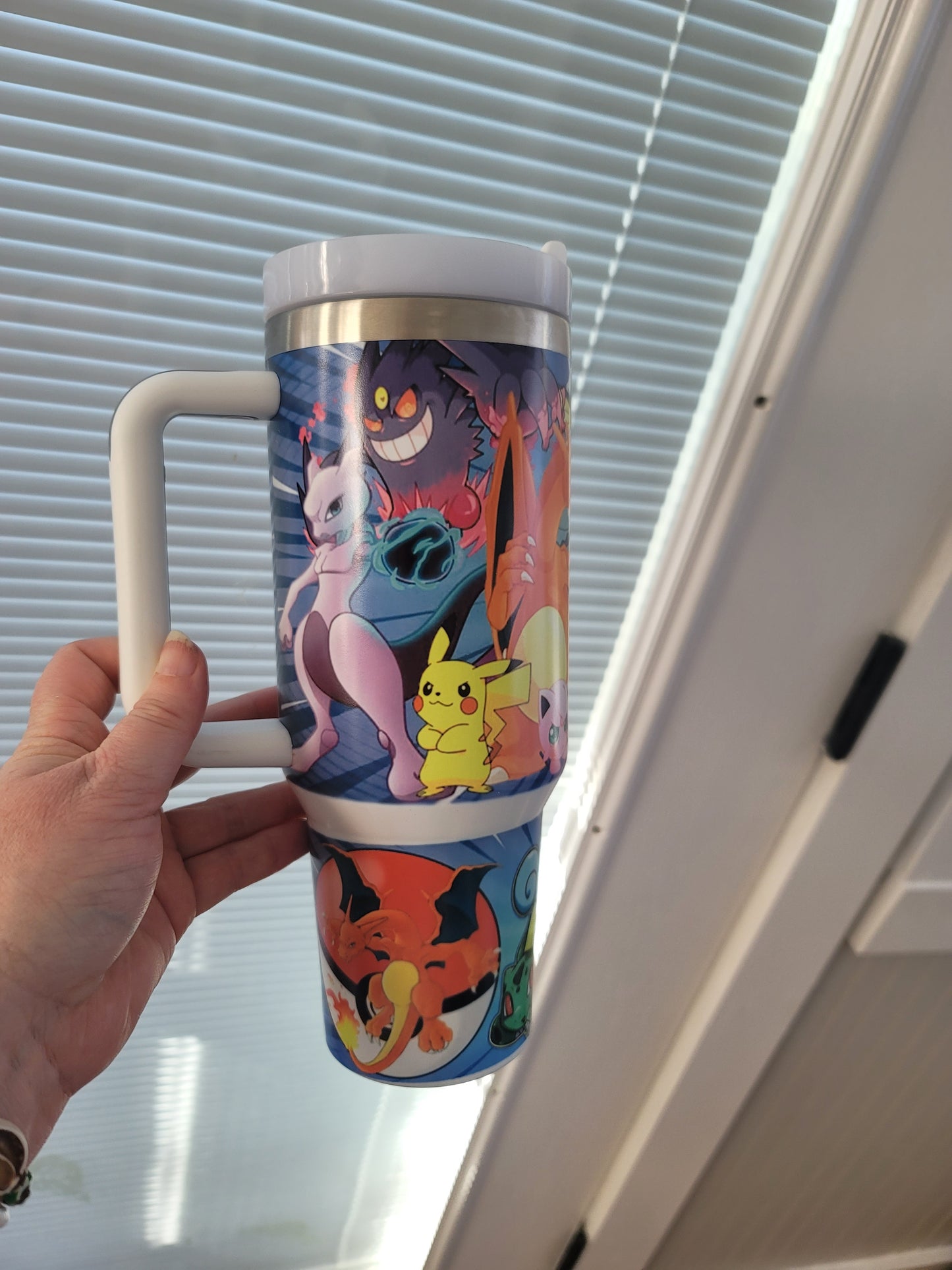 40oz Pokémon glow in the dark tumbler dupe