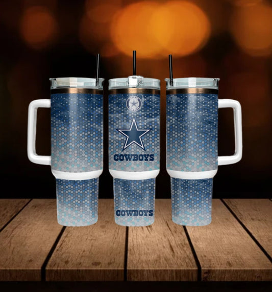 40oz Dallas Cowboy tumbler