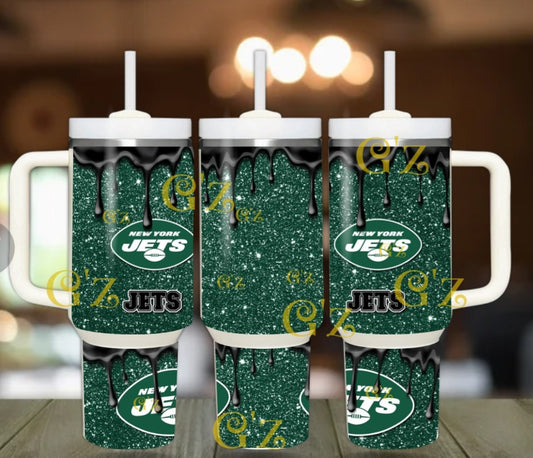 40oz  Jets inspired Tumbler