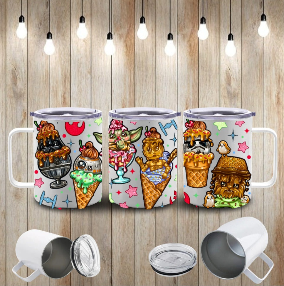 15oz Space war ice cream coffee mug