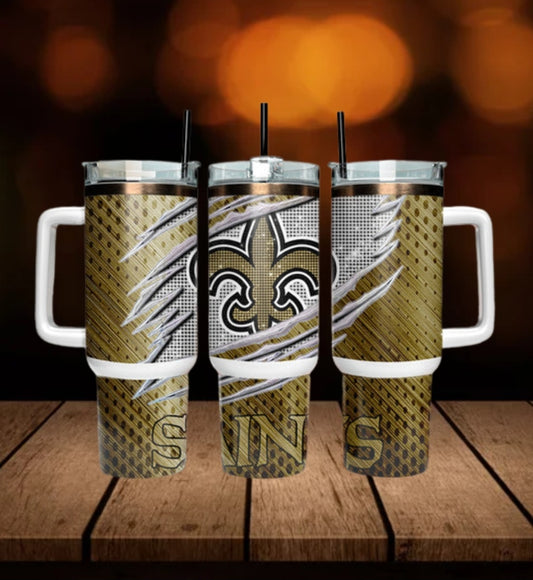 40oz  Saints inspired Tumbler